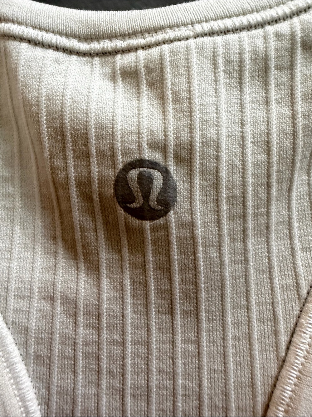 lululemon athletica White Racerback Crop Tank - Picture 6 of 7
